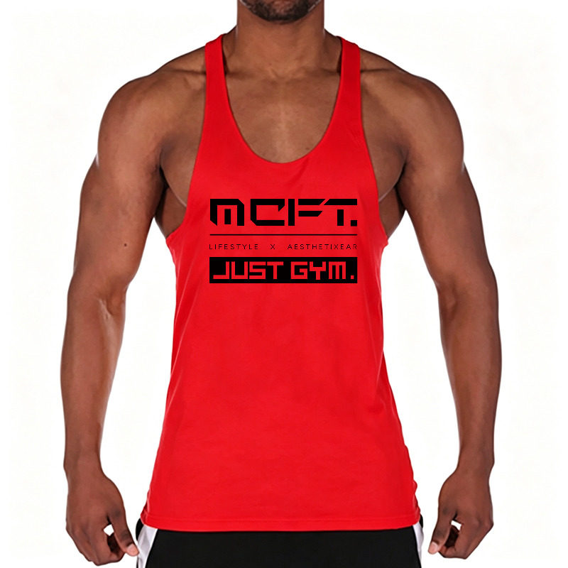 Running Men Cotton Gym Vest Ta - огляд і ціна Tank Top Muscle